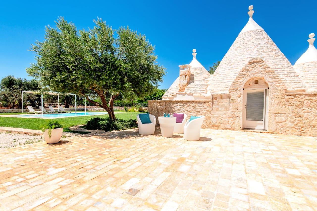 Trullo Zese Con Piscina Privata Villa San Michele Salentino Exterior photo